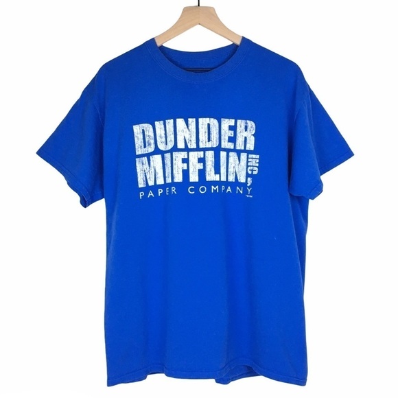 THE OFFICE Graphic T Shirt Dunder Mifflin Paper Company Inc Unisex Men Women - Picture 1 of 7